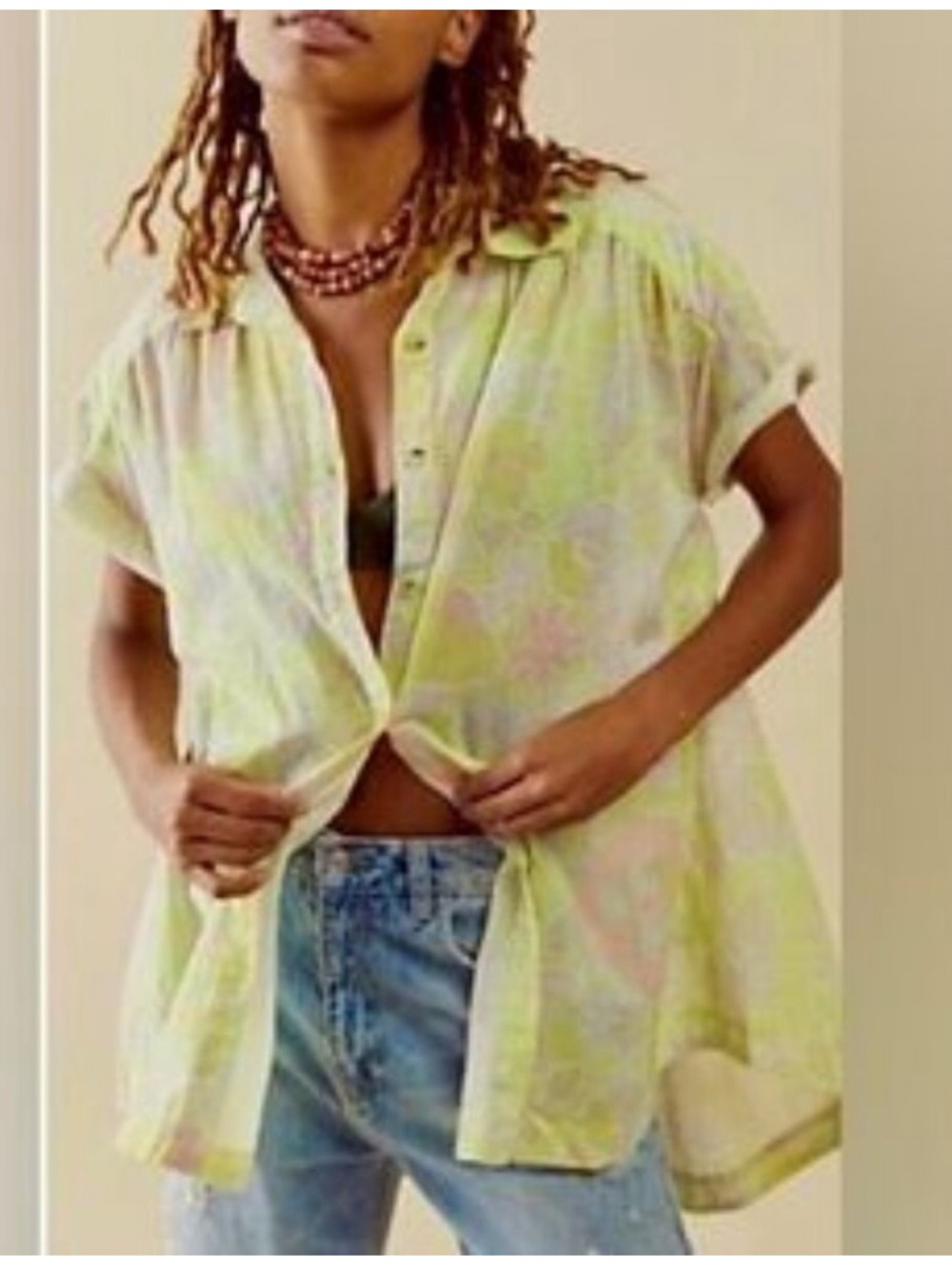 Free People On Vacation Buttondown